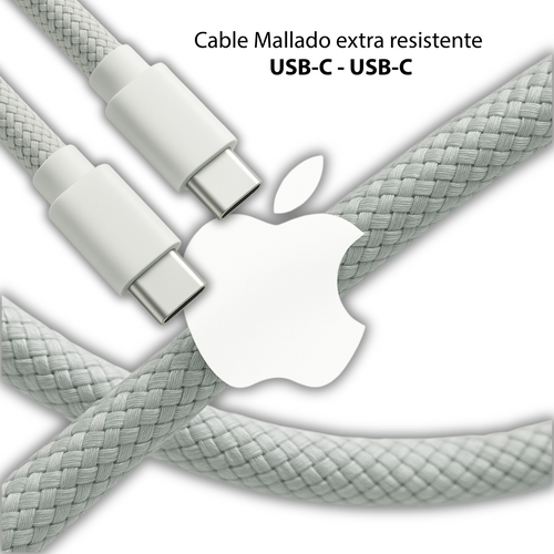 Cable Mallado USB-C a USB-C Apple