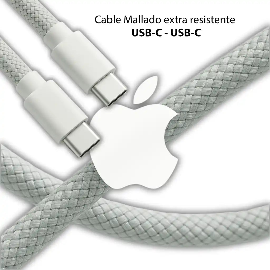 Cable Mallado USB-C a USB-C Apple