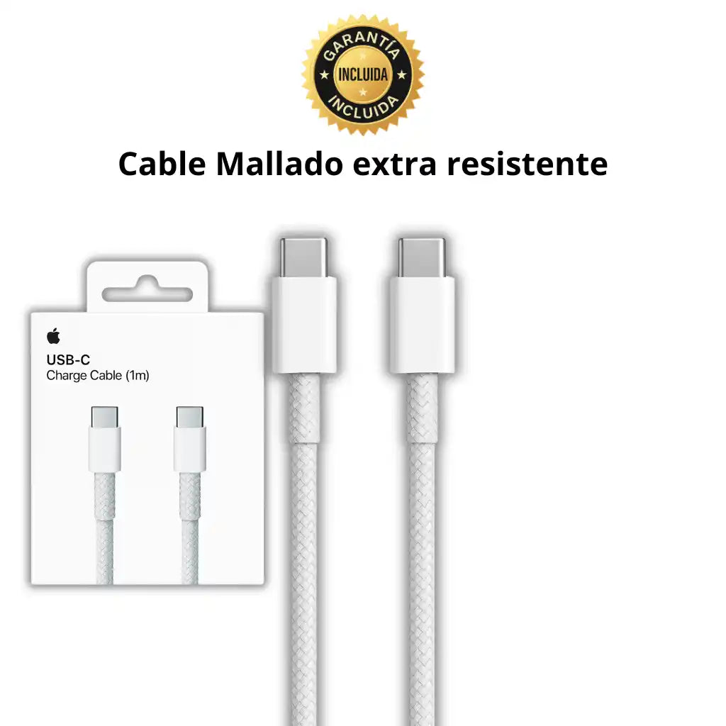 Cable Mallado USB-C a USB-C Apple
