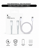 Cable Mallado USB-C a USB-C