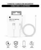 Cable USB-C a Lightning Apple