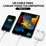 Cable Mallado USB-C a USB-C