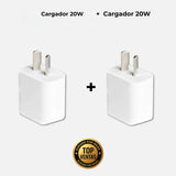 Cargador Apple 20W (Certificado) (CARGA RÁPIDA)