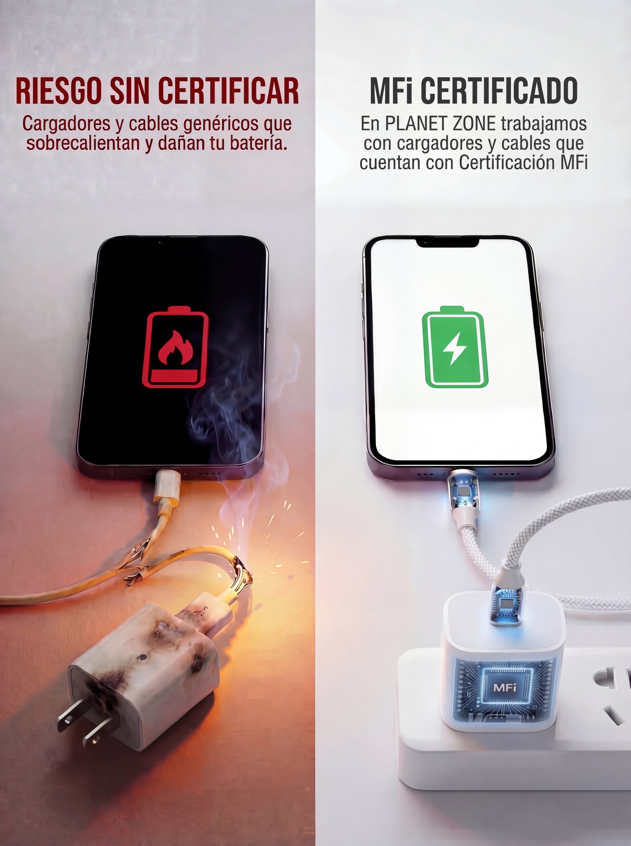 Pack de Carga Rápida 20W (Adaptador + Cable)
